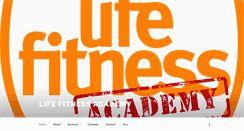 Desktop Screenshot of lifefitness-academy.com